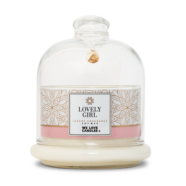 We Love Candles Luxuriöse Duftkerze "LOVELY GIRL" aus Sojawachs, 100% vegan von We Love Candles