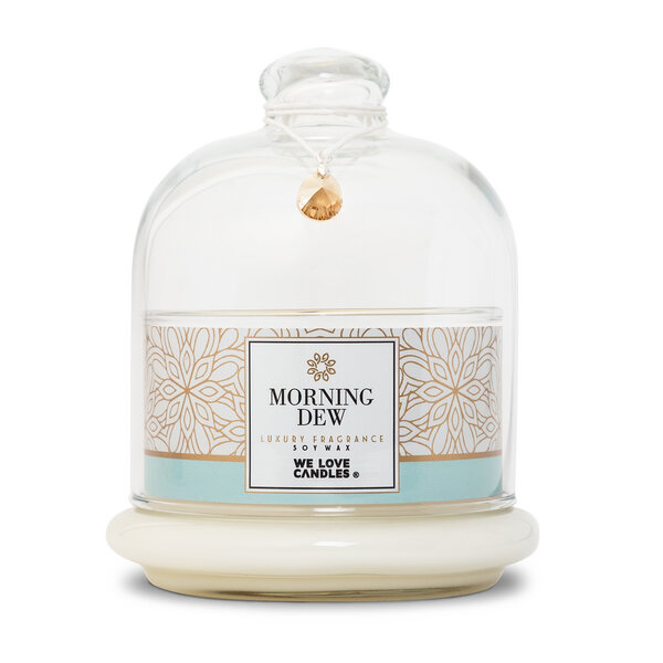 We Love Candles Luxuriöse Duftkerze "MORNING DEW" aus Sojawachs, 100% vegan von We Love Candles