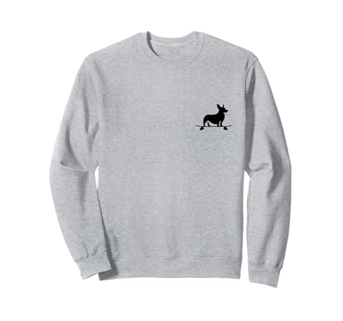 Corgi On Skateboard Hundeliebhaber Corgi Mama Lustiger Skater Sweatshirt von We Love Corgi Dogs - Apparel & Gifts