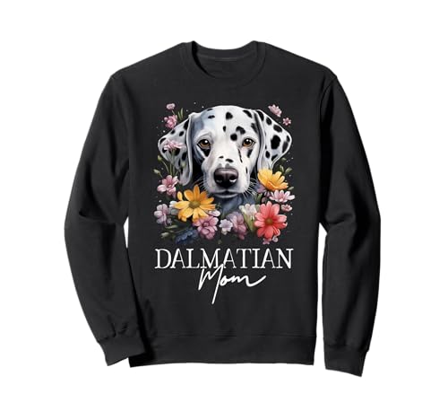 Dalmatiner Mom Vintage Blumen Floral Wiener Hund Mama Sweatshirt Dalmatiner Mom Vintage Blumen Floral Wiener Hund Mama Sweatshirt von We Love Dogs - Dalmatian Mom Co.