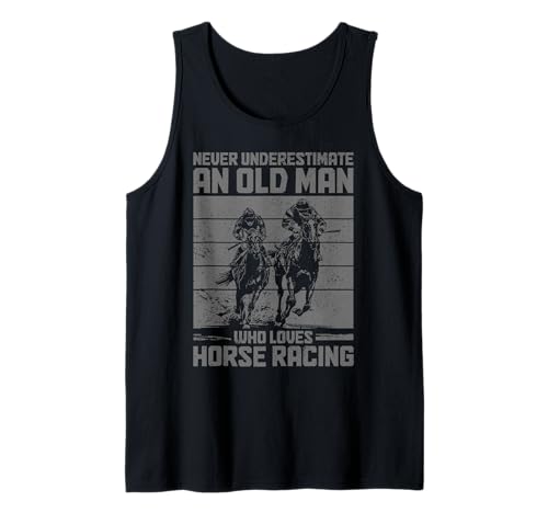 Herren Pferderennen Derby Jockey Reiter Racer Lustig Tank Top von We Love Horse Racing - Derby Apparel & Gifts