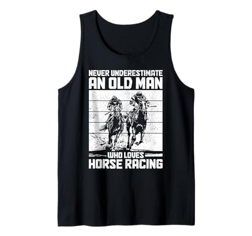Herren Pferderennen Derby Jockey Reiter Racer Lustig Tank Top von We Love Horse Racing - Derby Apparel & Gifts
