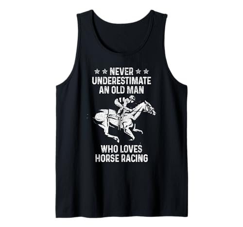 Herren Pferderennen Derby Jockey Reiter Racer Lustig Tank Top von We Love Horse Racing - Derby Apparel & Gifts