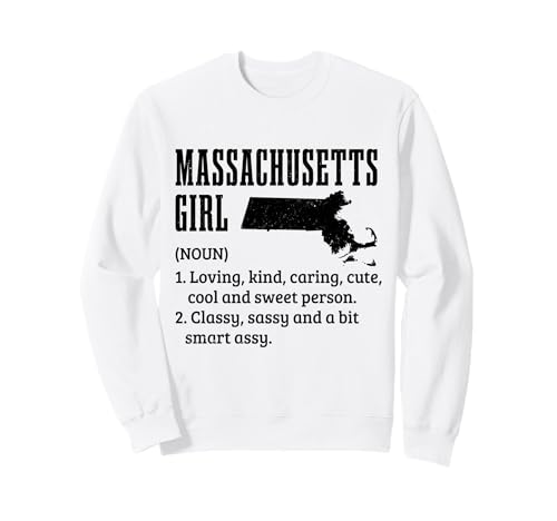 Massachusetts Mädchen Boston Funny Pride Sweatshirt von We Love Massachusetts - Apparel & Gifts