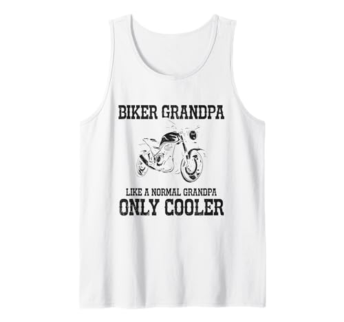 Herren Biker Opa Like A Normal Grandpa Only Cooler Funny Tank Top Herren Biker Opa Like A Normal Grandpa Only Cooler Funny Tank Top von We Love Motorcycles - Biker Apparel & Gifts