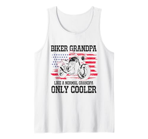 Herren Biker Opa Like A Normal Grandpa Only Cooler Funny Tank Top Herren Biker Opa Like A Normal Grandpa Only Cooler Funny Tank Top von We Love Motorcycles - Biker Apparel & Gifts