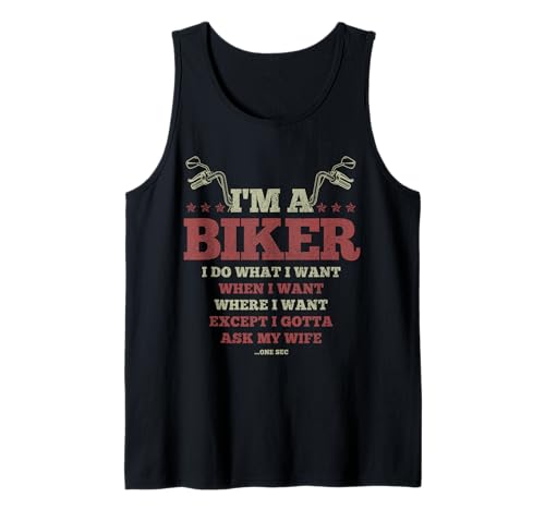 Herren Lustiger Biker Do What I Want Ehemann Ehefrau Motorrad Tank Top Herren Lustiger Biker Do What I Want Ehemann Ehefrau Motorrad Tank Top von We Love Motorcycles - Biker Apparel & Gifts
