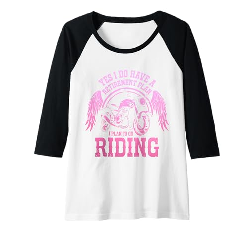 Damen Biker Ruhestandsplan Motorrad Lustig Rentner Biker Raglan Damen Biker Ruhestandsplan Motorrad Lustig Rentner Biker Raglan von We Love Motorcycles - Biker Retirement Gifts