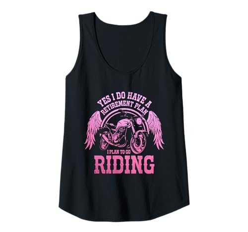 Damen Biker Ruhestandsplan Motorrad Lustig Rentner Biker Tank Top Damen Biker Ruhestandsplan Motorrad Lustig Rentner Biker Tank Top von We Love Motorcycles - Biker Retirement Gifts