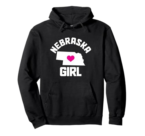 Nebraska Heart State Map für Mädchen Pullover Hoodie Nebraska Heart State Map für Mädchen Pullover Hoodie von We Love Nebraska