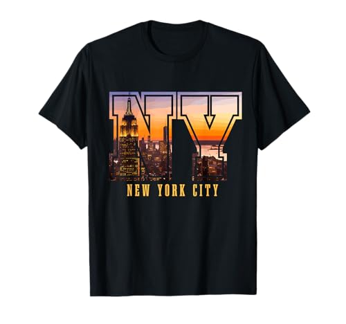 We Love New York City - NY NYC Apparel Co. Herren Vintage NYC Skyline T-Shirt, Schwarz, S We Love New York City - NY NYC Apparel Co. Herren Vintage NYC Skyline T-Shirt, Schwarz, S von We Love New York City - NY NYC Apparel Co.