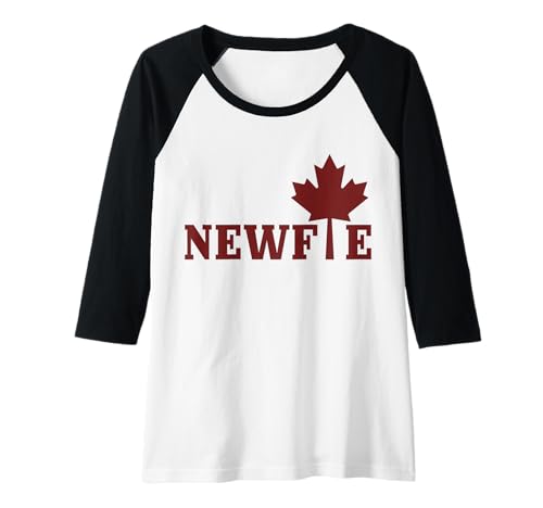 Damen Newfie Newfoundland Kanada Maple Leaf Pride Canadian Vintage Raglan Damen Newfie Newfoundland Kanada Maple Leaf Pride Canadian Vintage Raglan von We Love Newfoundland Canada - Apparel & Gifts