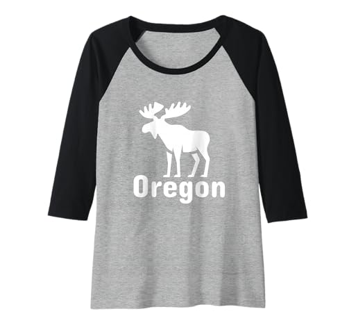 Damen Oregon Elch PNW Pride Minimalist Nature Lover Raglan Damen Oregon Elch PNW Pride Minimalist Nature Lover Raglan von We Love Oregon - Apparel & Gifts