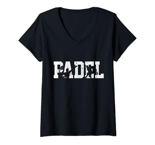 Damen Padel T-Shirt mit V-Ausschnitt Damen Padel T-Shirt mit V-Ausschnitt von We Love Padel