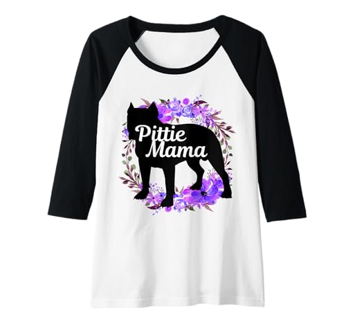 Damen Pitbull Mom Pittie Mama Hundeliebhaber lustiges Muttertagsgeschenk Raglan Damen Pitbull Mom Pittie Mama Hundeliebhaber lustiges Muttertagsgeschenk Raglan von We Love Pitbulls - Apparel & Gifts