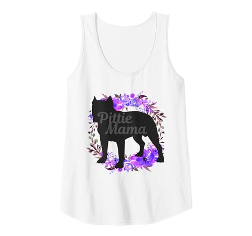 Damen Pitbull Mom Pittie Mama Hundeliebhaber lustiges Muttertagsgeschenk Tank Top Damen Pitbull Mom Pittie Mama Hundeliebhaber lustiges Muttertagsgeschenk Tank Top von We Love Pitbulls - Apparel & Gifts