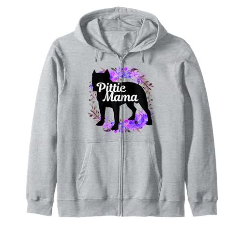 Pitbull Mom Pittie Mama Hundeliebhaber lustiges Muttertagsgeschenk Kapuzenjacke Pitbull Mom Pittie Mama Hundeliebhaber lustiges Muttertagsgeschenk Kapuzenjacke von We Love Pitbulls - Apparel & Gifts