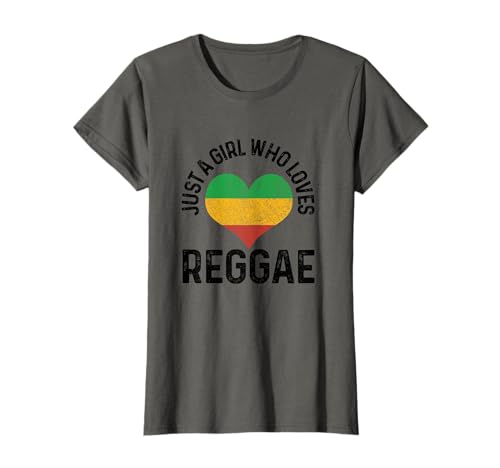 Just A Girl Who Loves Reggae Music Rastafari Rasta Geschenk T-Shirt Just A Girl Who Loves Reggae Music Rastafari Rasta Geschenk T-Shirt von We Love Reggae Music - Rastafari Gift Store