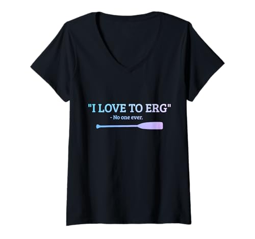 Damen Ruderboot Crew Funny Rower Coxswain Sculling T-Shirt mit V-Ausschnitt Damen Ruderboot Crew Funny Rower Coxswain Sculling T-Shirt mit V-Ausschnitt von We Love Rowing - Apparel & Gifts