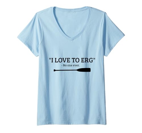 Damen Ruderboot Crew Funny Rower Coxswain Sculling Vintage T-Shirt mit V-Ausschnitt Damen Ruderboot Crew Funny Rower Coxswain Sculling Vintage T-Shirt mit V-Ausschnitt von We Love Rowing - Apparel & Gifts