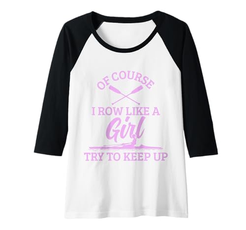 Damen Rudermädchen Crew Funny Rower Coxswain Sculling Vintage Raglan Damen Rudermädchen Crew Funny Rower Coxswain Sculling Vintage Raglan von We Love Rowing - Apparel & Gifts