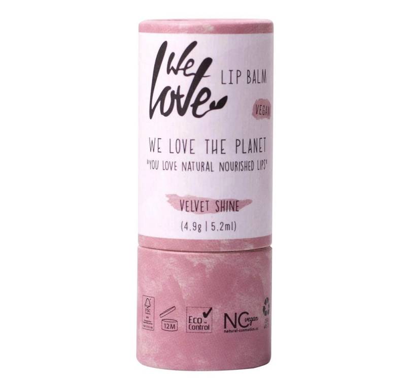 We Love The Planet Lippenbalsam Lip Balm Stick Papertube - Velvet Shine 4,9g von We Love The Planet