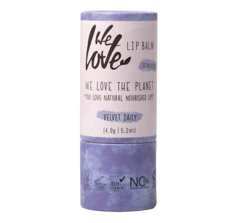 We Love The Planet Lippenbalsam Lip Balm Stick Papertube - Velvet Daily 4,9g von We Love The Planet