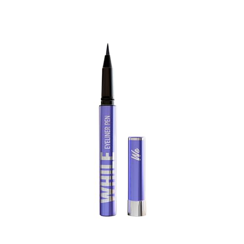 We Make-Up WHILE Eyeliner-Stift – Intensiv schwarzer Eyeliner, wasserfest, langlebig bis zu 16 Stunden – 0,8 ml von We Make-up