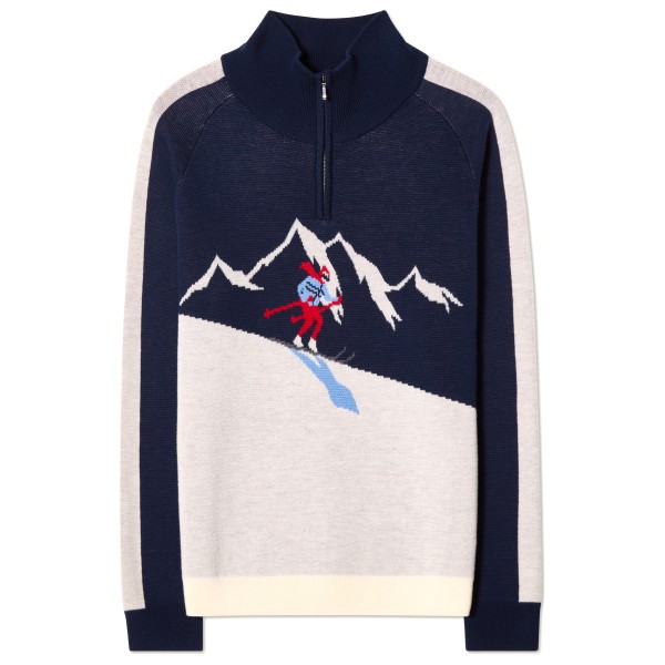 We Norwegians - Afterski Sweater - Merinopullover Gr M blau/weiß von We Norwegians