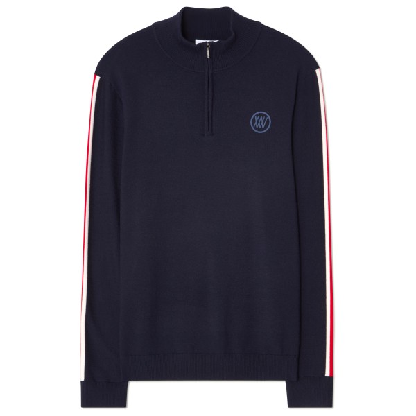 We Norwegians - FreeBird ZipUp - Wollpullover Gr M blau von We Norwegians