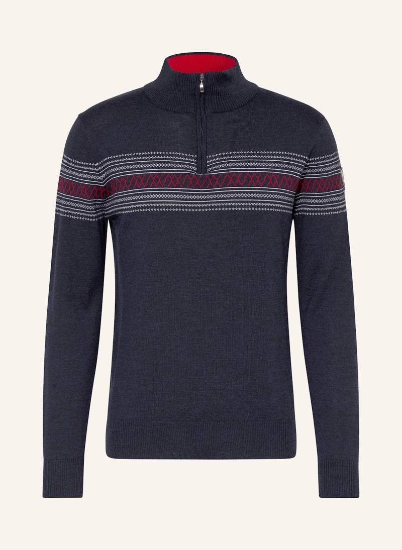 We Norwegians Troyer Signature Aus Merinowolle blau von We Norwegians