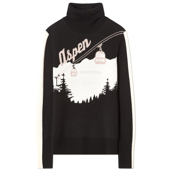 We Norwegians - Women's AfterSki Sweater - Merinopullover Gr M schwarz von We Norwegians