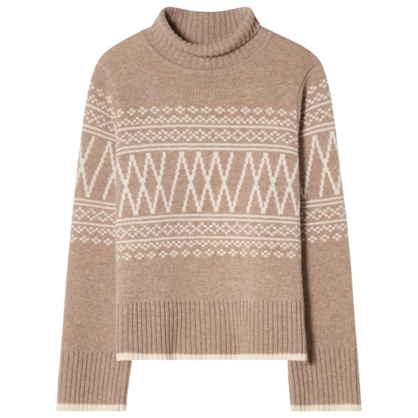 We Norwegians - Women's Setesdal Pullover - Merinopullover Gr M beige/braun von We Norwegians