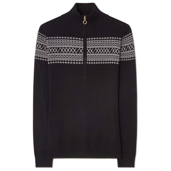 We Norwegians - Women's Signature ZipUp - Merinopullover Gr S schwarz von We Norwegians