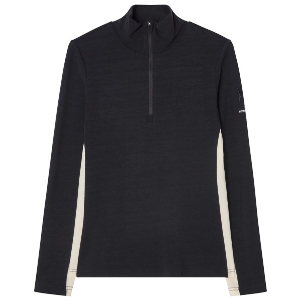 We Norwegians - Women's Voss 1/4-Zip - Merinopullover Gr XS schwarz von We Norwegians