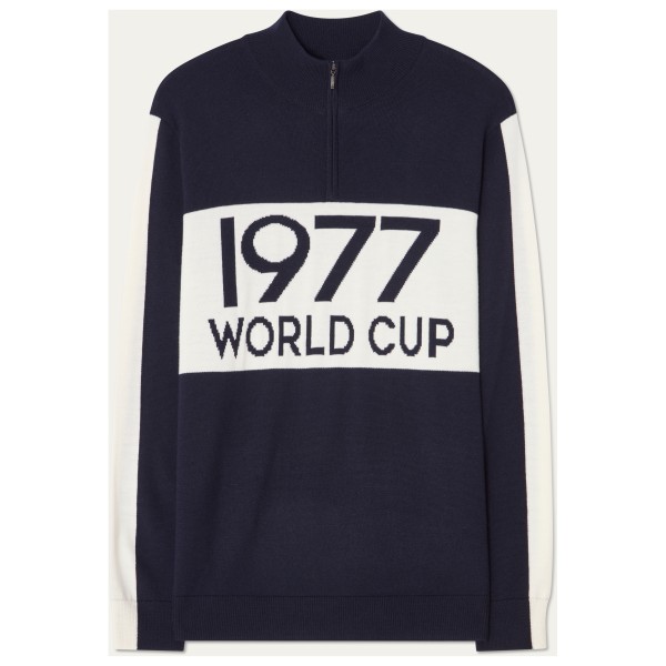 We Norwegians - Worldcup ZipUp - Merinopullover Gr XXL blau von We Norwegians