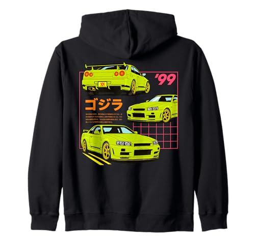 Japanische JDM Tokyo Japan Drift Race Car Grafik Jungen Mädchen Kapuzenjacke Japanische JDM Tokyo Japan Drift Race Car Grafik Jungen Mädchen Kapuzenjacke von We Race Apparel