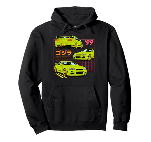 Japanische JDM Tokyo Japan Drift Race Car Grafik Jungen Mädchen Pullover Hoodie Japanische JDM Tokyo Japan Drift Race Car Grafik Jungen Mädchen Pullover Hoodie von We Race Apparel