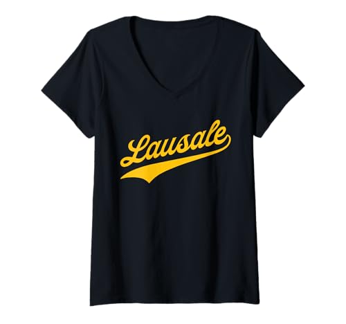 Damen Lausale - Für alle kleinen Lausbuben und Lausdirndln T-Shirt mit V-Ausschnitt von We love Kärnten Shop