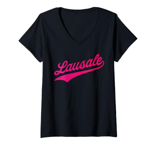 Damen Lausale - Für alle kleinen Lausbuben und Lausdirndln T-Shirt mit V-Ausschnitt von We love Kärnten Shop
