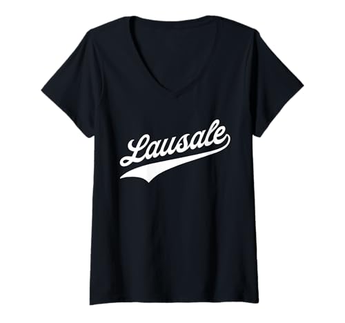 Damen Lausale - Für alle kleinen Lausbuben und Lausdirndln T-Shirt mit V-Ausschnitt von We love Kärnten Shop