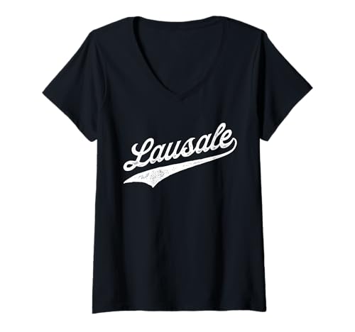 Damen Lausale - Für alle kleinen Lausbuben und Lausdirndln T-Shirt mit V-Ausschnitt von We love Kärnten Shop