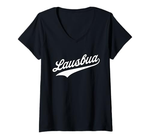 Damen Lausbua - Lausbub T-Shirt mit V-Ausschnitt Damen Lausbua - Lausbub T-Shirt mit V-Ausschnitt von We love Kärnten Shop