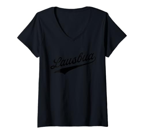 Damen Lausbua - Lausbub T-Shirt mit V-Ausschnitt von We love Kärnten Shop