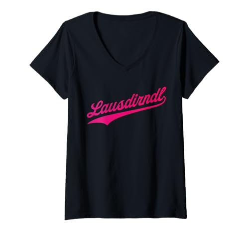Damen Lausdirndl - Lausmadl T-Shirt mit V-Ausschnitt von We love Kärnten Shop