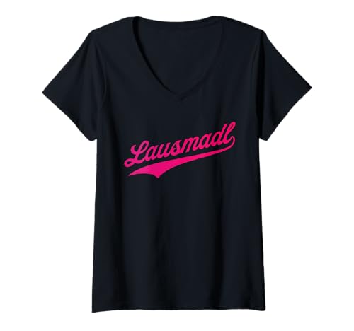 Damen Lausmadl - Lausdirndl T-Shirt mit V-Ausschnitt von We love Kärnten Shop