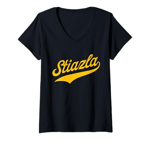 Damen Stiazla - Stiazlarin - Kärnten Österreich - Kärntner Dialekt T-Shirt mit V-Ausschnitt von We love Kärnten Shop