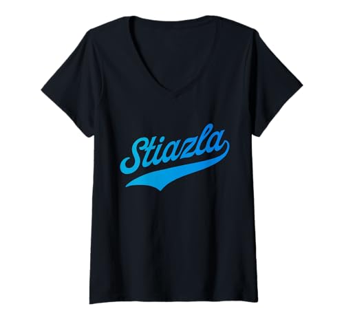 Damen Stiazla - Stiazlarin - Kärnten Österreich - Kärntner Dialekt T-Shirt mit V-Ausschnitt von We love Kärnten Shop
