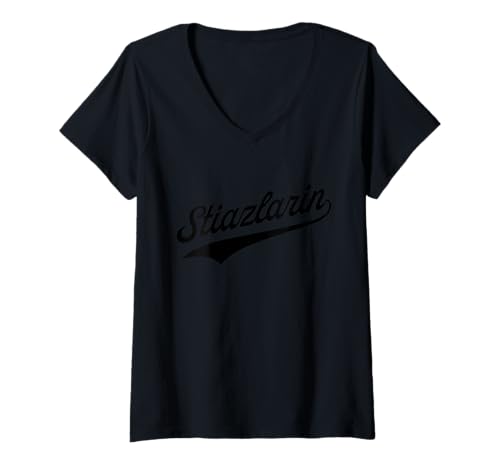 Damen Stiazlarin - Stiazla - Kärnten Österreich - Kärntner Dialekt T-Shirt mit V-Ausschnitt Damen Stiazlarin - Stiazla - Kärnten Österreich - Kärntner Dialekt T-Shirt mit V-Ausschnitt von We love Kärnten Shop