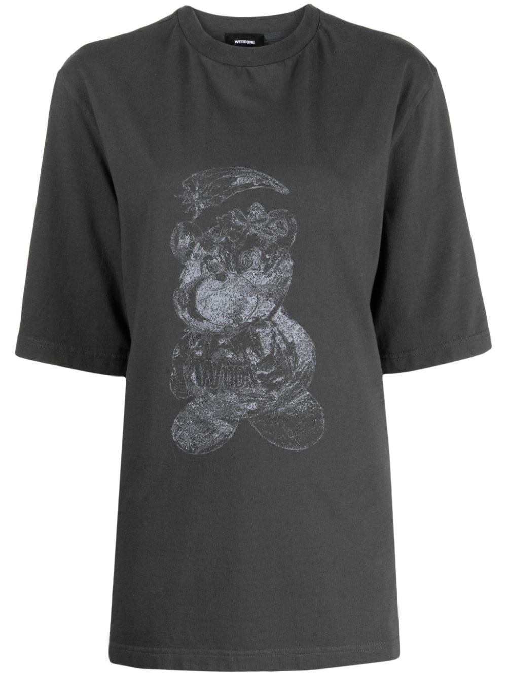 We11done T-Shirt mit Bären-Print - Grau von We11done